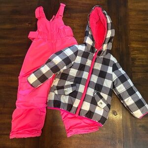 Winter Bibs and Coat Bundle 3T